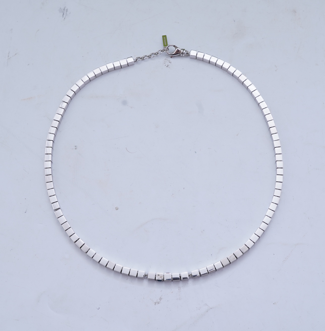 Montblanc, a silver necklace